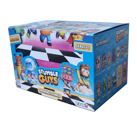 Stumble Guys 3D Serie 5 Minifiguren | 1x Display je 18x Sammeltüten