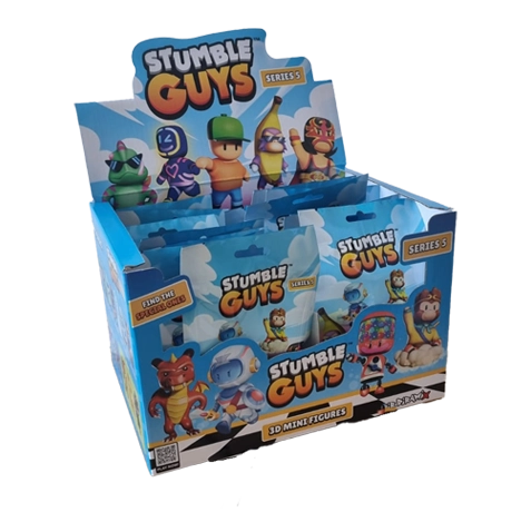 Stumble Guys 3D Serie 5 Minifiguren | 1x Display je 18x Sammeltüten