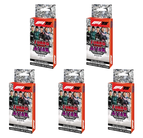 Topps Turbo Attax 2025 ECO Blister Pack – 5er Bundle
