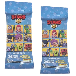 Panini Brawl Stars Trading Cards 2025 – 2 Fat Pack Booster