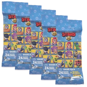 Panini Brawl Stars Trading Cards 2025 – 5 Fat Pack Booster