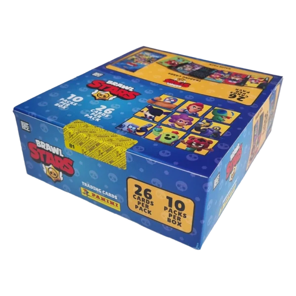 Panini Brawl Stars Fat Pack Display 2025 mit 10 XXL-Booster – 260 Karten