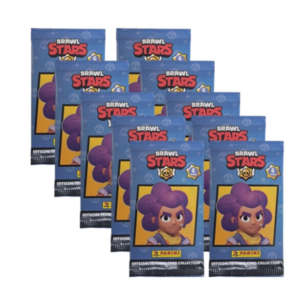 Panini Brawl Stars Trading Cards 2025 – 10 Booster