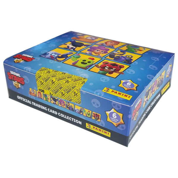 Panini Brawl Stars Trading Cards 2025 Display mit 24 Boostern – Boxansicht