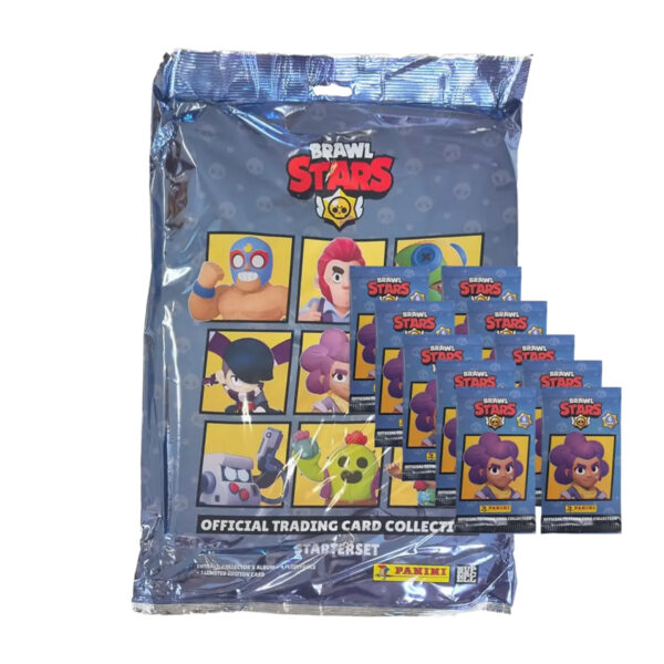 Panini Brawl Stars Starter Bundle mit 10 Boostern