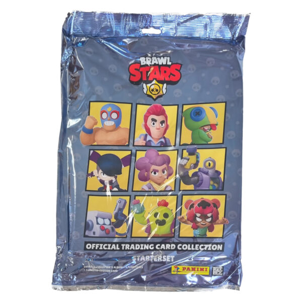 Panini Brawl Stars Starter Pack 2025 mit Album, 4 Boostern & LE-Karte