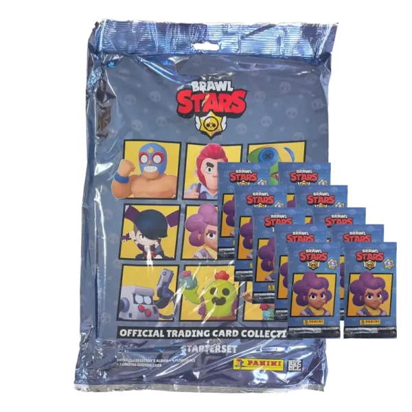 Panini Brawl Stars Starter Bundle mit 10 Boostern