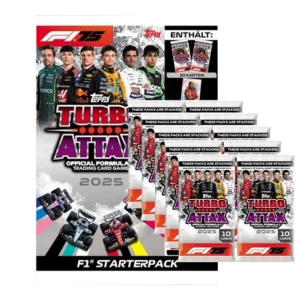 Topps Turbo Attax 2025 Bundle – Starter Pack + 10 Booster