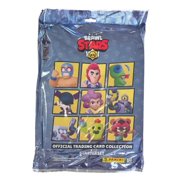 Panini Brawl Stars Starter Pack 2025 mit Album, 4 Boostern & LE-Karte
