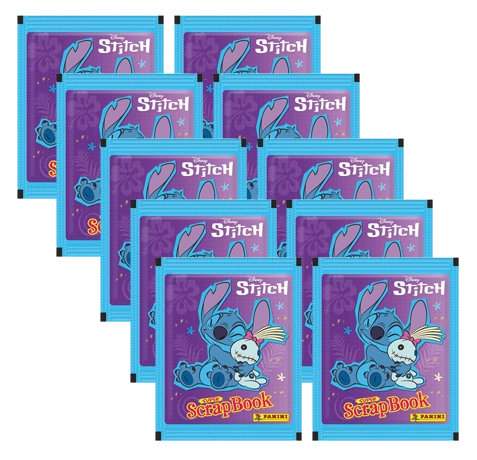 Panini Stitch Stickertüten – 10 Tüten mit 50 Stickern | Super ScrapBook 2025