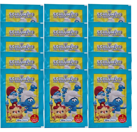 Die Schlümpfe Sticker 2025 – 15er Pack