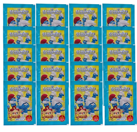 Die Schlümpfe Sticker 2025 – 20er Mega Pack