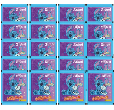 Panini Stitch Stickertüten – 20 Tüten mit 100 Stickern | Super ScrapBook 2025