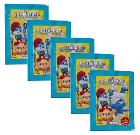 Die Schlümpfe Sticker 2025 jetzt im 5er Pack
