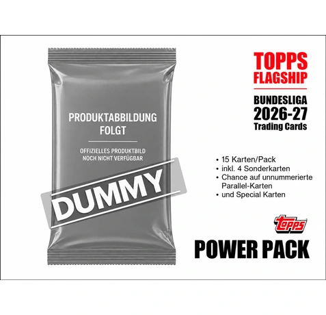 Topps Flagship Bundesliga 2026/27 Power Pack Dummy