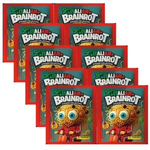 Panini Skifidol Italian Brainrot Sticker 2025 – 10 Tüten | 50 Sticker Sammelspaß