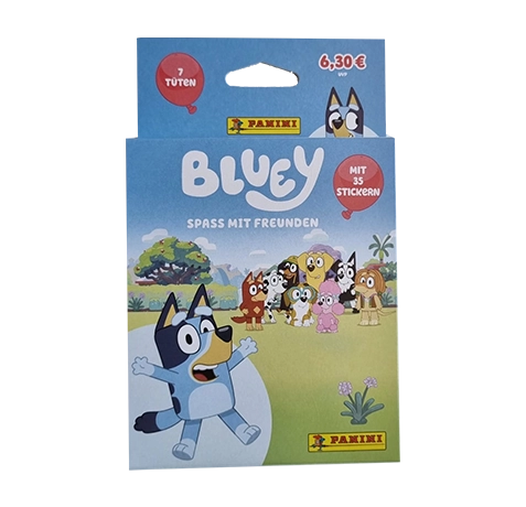 Panini Bluey Sticker ECO Blister 2025 – Sammelpack mit Stickertüten