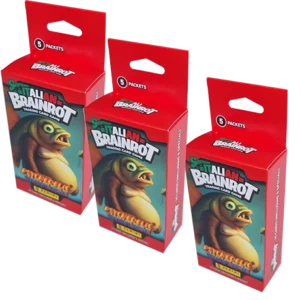 Panini Skifidol Italian Brainrot Trading Cards Bundle | 3x Eco Blister (2025)