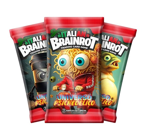 Panini Skifidol Italian Brainrot Trading Cards | 1x Booster