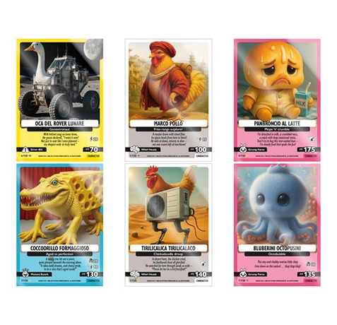 Panini Skifidol Italian Brainrot Trading Cards | 1x Booster