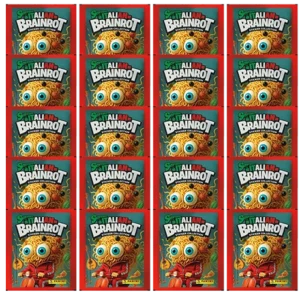 Panini Skifidol Italian Brainrot Sticker 2025 – 20 Tüten | 100 Sticker Bundle