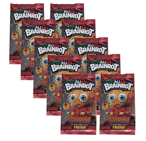 Panini Skifidol Italian Brainrot Trading Cards | 10 Booster (2025)