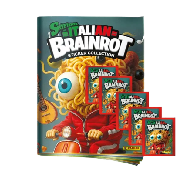Panini Skifidol Italian Brainrot Sticker | 1x Stickeralbum + 5x Stickertüten
