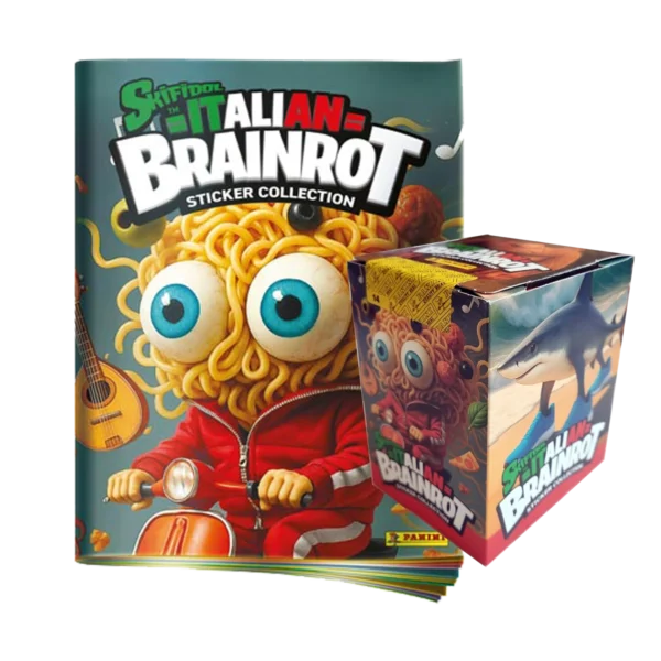Panini Skifidol Italian Brainrot Sticker | 1x Stickeralbum + 1x Display je 36x Stickertüten