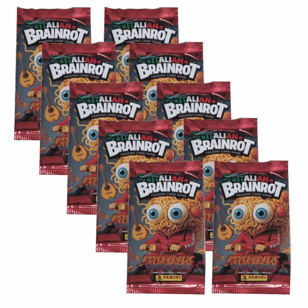 Panini Skifidol Italian Brainrot Trading Cards | 10 Booster (2025)