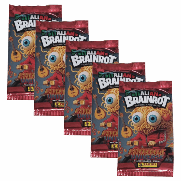 Panini Skifidol Italian Brainrot Trading Cards | 5 Booster (2025)
