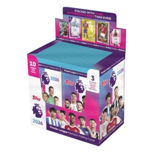 Topps Premier League Trading Cards 2025/26 Display | 28 Booster mit 280 Karten