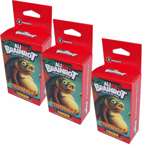 Panini Skifidol Italian Brainrot Trading Cards Bundle | 3x Eco Blister (2025)