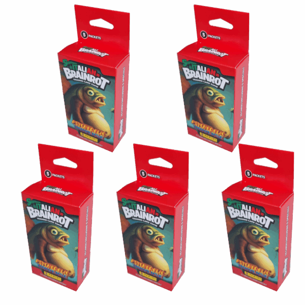 Panini Skifidol Italian Brainrot Trading Cards Bundle | 5x Eco Blister (2025)