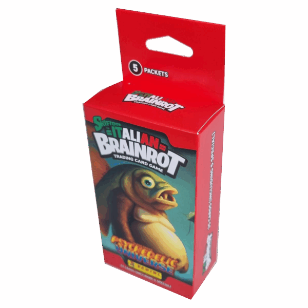 Panini Skifidol Italian Brainrot Trading Cards Eco Blister | 5 Booster (2025)