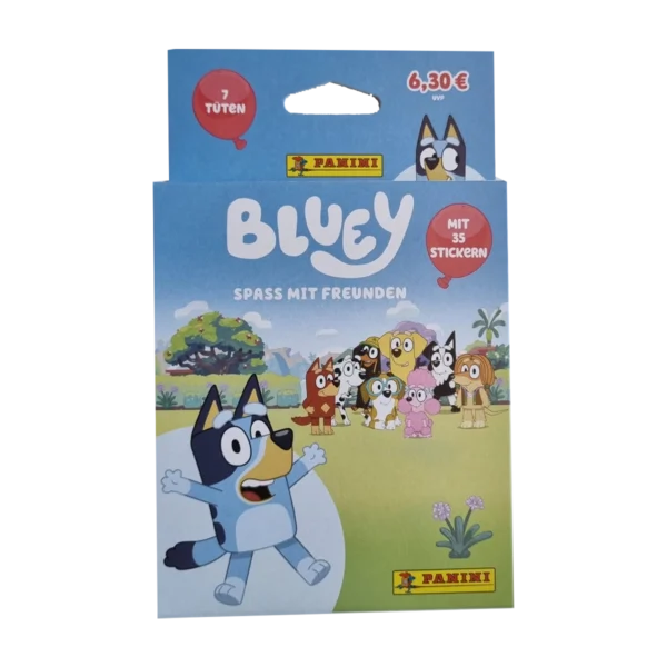 Panini Bluey Sticker ECO Blister 2025 – Sammelpack mit Stickertüten