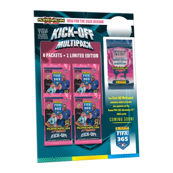 Panini FIFA 365 2026 Adrenalyn XL Kick Off Multipack