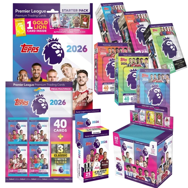 Topps Premier League Trading Cards 2025/26 Mega Bundle – Komplettset