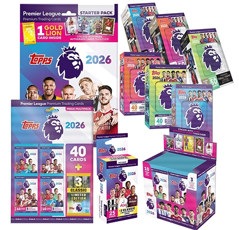 Topps Premier League Trading Cards 2025/26 Mega Bundle – Komplettset