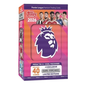 Topps Premier League Trading Cards 2025/26 Mega Tin 1 Goal Machine