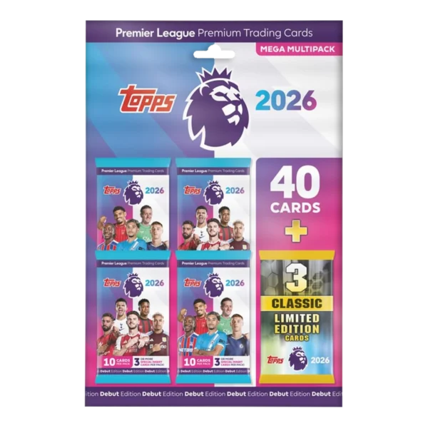Topps Premier League Trading Cards 2025/26 Mega Multipack