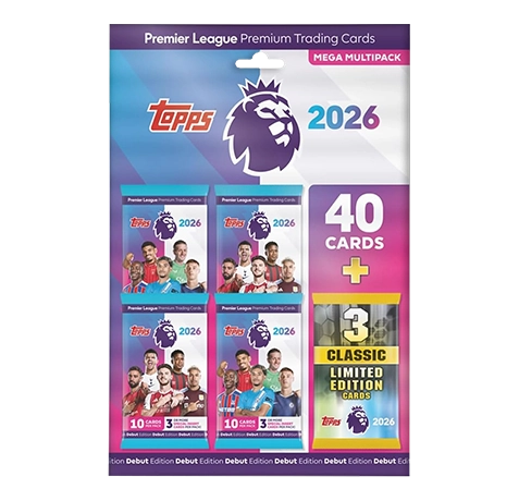 Topps Premier League Trading Cards 2025/26 Mega Multipack