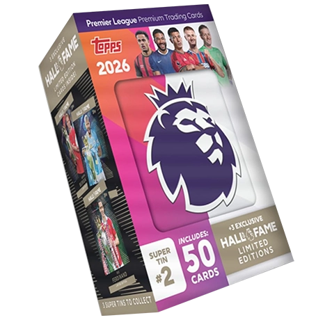 Topps Premier League Trading Cards 2025/26 Super Tin 2 Hall of Fame