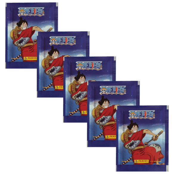 Panini One Piece Sticker Road to Egghead – 5 Stickertüten