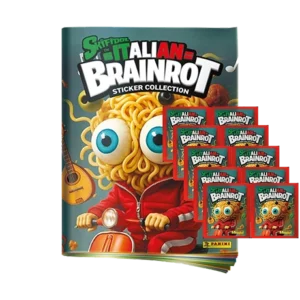 Panini Skifidol Italian Brainrot Sticker | 1x Stickeralbum + 10x Stickertüten