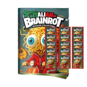 Panini Skifidol Italian Brainrot Sticker | 1x Stickeralbum + 15x Stickertüten