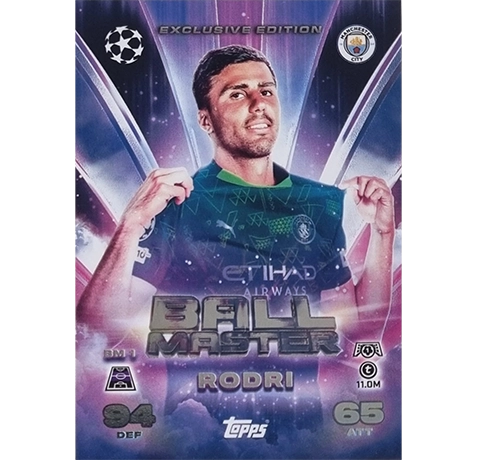 Topps Match Attax Champions League 2025/26 Ball Master BM 1 RODRI kaufen