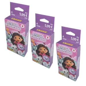 Panini Gabbys Dollhouse Trading Cards | 3× ECO Blister (Bundle)