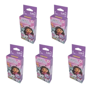 Panini Gabbys Dollhouse Trading Cards | 5× ECO Blister (Bundle) – Spare 3 €