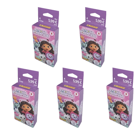 Panini Gabbys Dollhouse Trading Cards | 5× ECO Blister (Bundle) – Spare 3 €