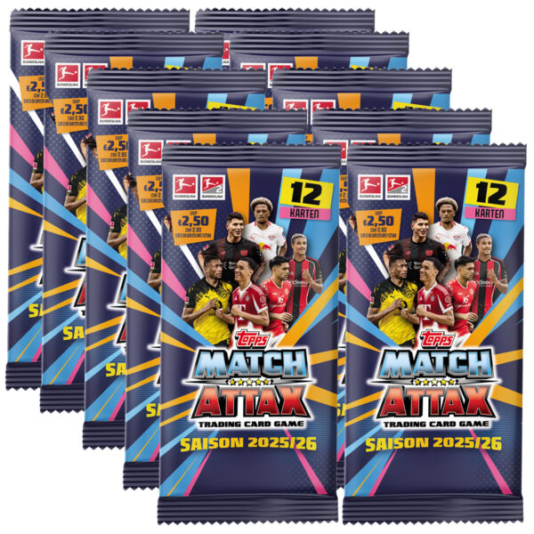 Topps Match Attax Bundesliga 2025/26 | 10x Booster | jetzt vorbestellen